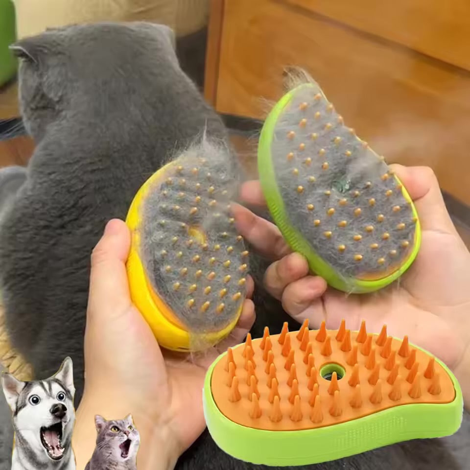Kedi Masaj ve Tüy Toplama Tarağı – Rahatlatıcı Masaj & Kolay Temizlik!